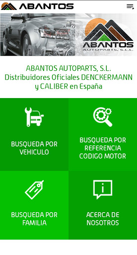 Run android online APK Abantos Autoparts - Recambios para el automovil from MyAndroid or emulate Abantos Autoparts - Recambios para el automovil using MyAndroid Run android online APK Abantos Autoparts - Recambios para el automovil from MyAndroid or emulate Abantos Autoparts - Recambios para el automovil using MyAndroid