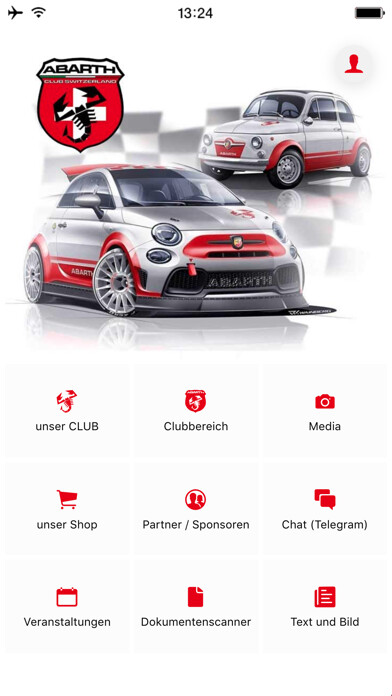 Emulate iPhone app ABARTH - CLUB Switzerland using MyAndroid Emulate iPhone app ABARTH - CLUB Switzerland using MyAndroid