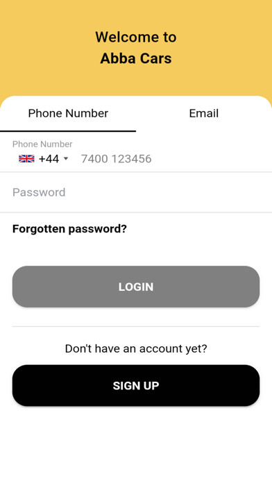 Emulate iPhone app Abba Cars Taxis Warrington using MyAndroid Emulate iPhone app Abba Cars Taxis Warrington using MyAndroid