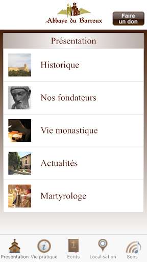 Run android online APK Abbaye du Barroux from MyAndroid or emulate Abbaye du Barroux using MyAndroid