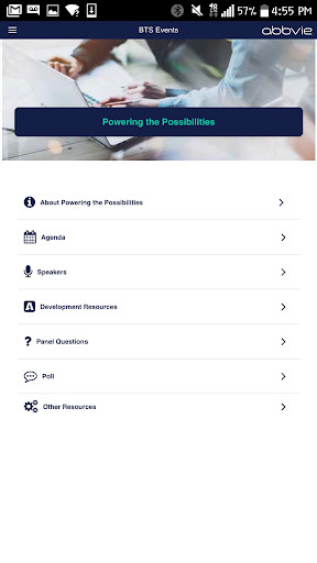 Run android online APK AbbVie BTS Events from MyAndroid or emulate AbbVie BTS Events using MyAndroid Run android online APK AbbVie BTS Events from MyAndroid or emulate AbbVie BTS Events using MyAndroid