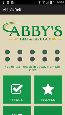 Emulate Android APK Abbys Deli  Take Out