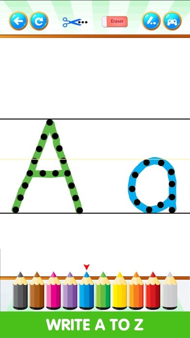 Emulate iPhone app ABC123 English Alphabet Write using MyAndroid Emulate iPhone app ABC123 English Alphabet Write using MyAndroid