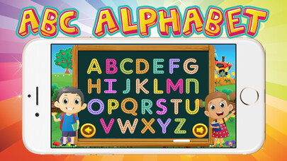 Emulate iPhone app ABC Alphabet Animal Flashcards Game for Kids Free using MyAndroid