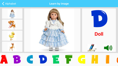 Emulate iPhone app ABC Alphabet Learning App using MyAndroid