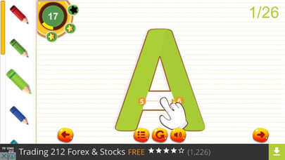 Emulate iPhone app ABC Alphabet Tracing for Preschool Learing using MyAndroid Emulate iPhone app ABC Alphabet Tracing for Preschool Learing using MyAndroid