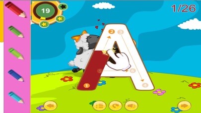 Emulate iPhone app ABC Alphabet tracing kindergarten and first grade using MyAndroid Emulate iPhone app ABC Alphabet tracing kindergarten and first grade using MyAndroid