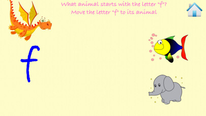 Emulate iPhone app ABC Animal Letters Baby Game using MyAndroid