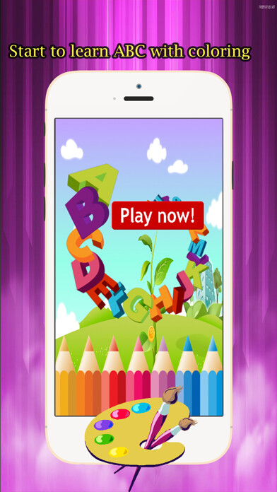Emulate iPhone app ABC Coloring Book for kids age 1-6 :Cute alphabets using MyAndroid Emulate iPhone app ABC Coloring Book for kids age 1-6 :Cute alphabets using MyAndroid