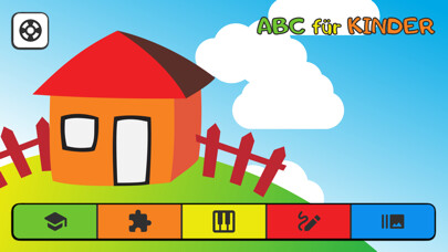Emulate iPhone app ABC for kids: German using MyAndroid