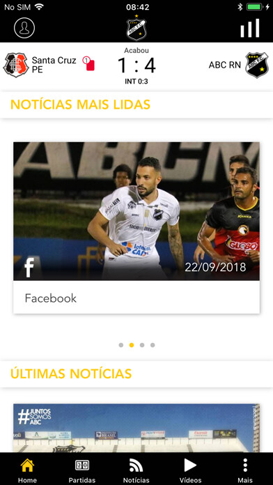 Emulate iPhone app ABC Futebol Clube using MyAndroid Emulate iPhone app ABC Futebol Clube using MyAndroid