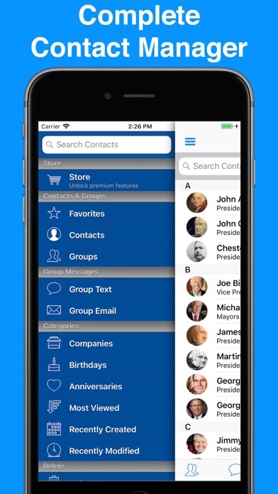 Emulate iPhone app ABC Group Messenger using MyAndroid