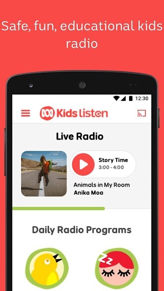 Run android online APK ABC KIDS listen from MyAndroid or emulate ABC KIDS listen using MyAndroid