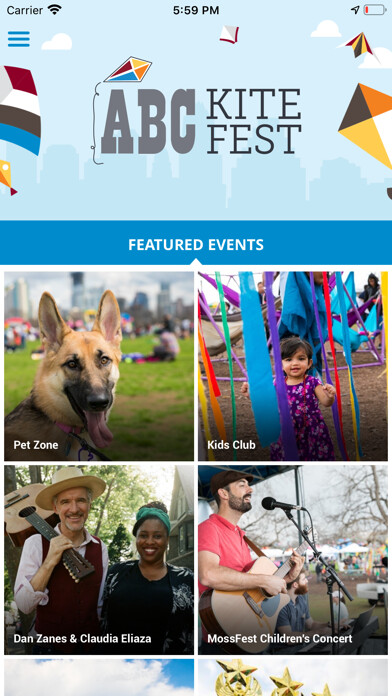 Emulate iPhone app ABC KITE FEST using MyAndroid