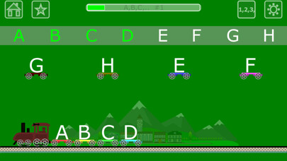Emulate iPhone app ABC Learning  Train using MyAndroid