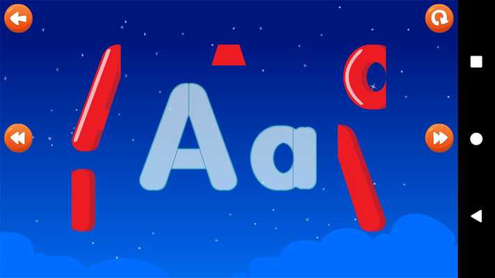 Emulate Android APK ABC Letters Puzzle - Educational Games for Kids
