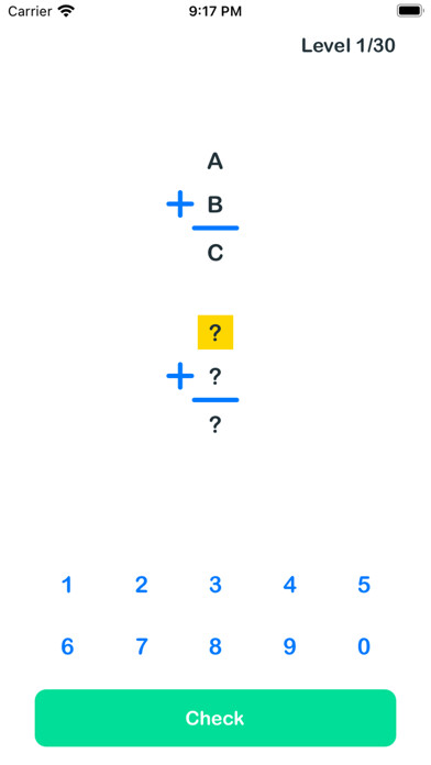 Emulate iPhone app ABC Math Puzzle using MyAndroid Emulate iPhone app ABC Math Puzzle using MyAndroid