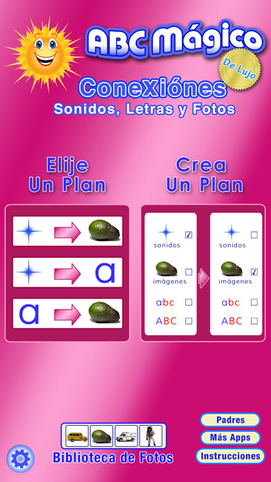 Emulate iPhone app ABC MÁGICO Conexiónes De Lujo using MyAndroid