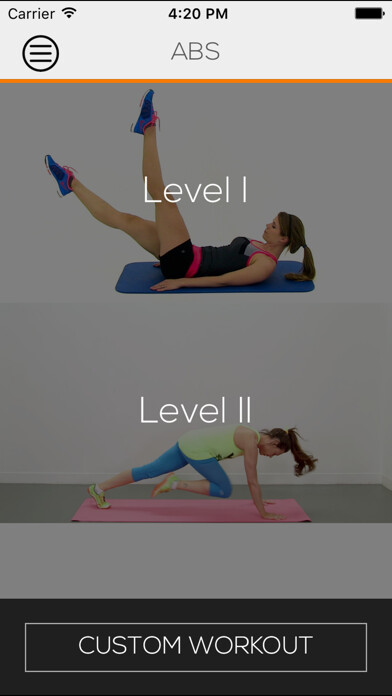 Emulate iPhone app Ab & Core - Custom Workout using MyAndroid Emulate iPhone app Ab & Core - Custom Workout using MyAndroid