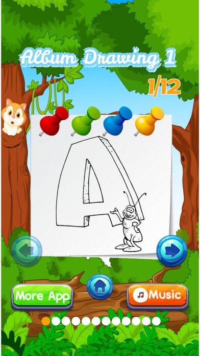 Emulate iPhone app Abc Paint Draw Coloring Book For Toddler And Kids using MyAndroid Emulate iPhone app Abc Paint Draw Coloring Book For Toddler And Kids using MyAndroid