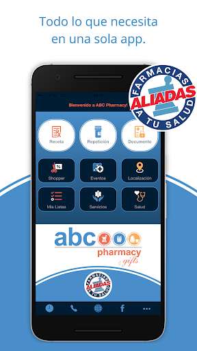 Run android online APK ABC Pharmacy (Aliadas) from MyAndroid or emulate ABC Pharmacy (Aliadas) using MyAndroid