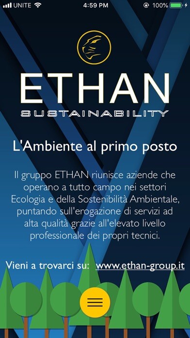 Emulate iPhone app ABC Rifiuti New using MyAndroid