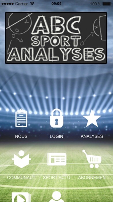 Emulate iPhone app ABC SPORT ANALYSES using MyAndroid Emulate iPhone app ABC SPORT ANALYSES using MyAndroid