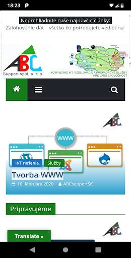 Run android online APK ABC Support spol. s  r. o. from MyAndroid or emulate ABC Support spol. s  r. o. using MyAndroid