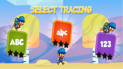 Emulate iPhone app ABC Writing: First Letter For Kid With Jabber using MyAndroid Emulate iPhone app ABC Writing: First Letter For Kid With Jabber using MyAndroid