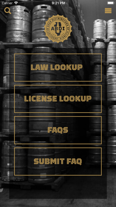 Emulate iPhone app ABDI - Beer Distributors IL using MyAndroid Emulate iPhone app ABDI - Beer Distributors IL using MyAndroid