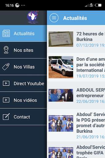 Run android online APK Abdoul Services International from MyAndroid or emulate Abdoul Services International using MyAndroid