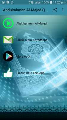 Emulate Android APK Abdulrahman Al Majed Quran mp3
