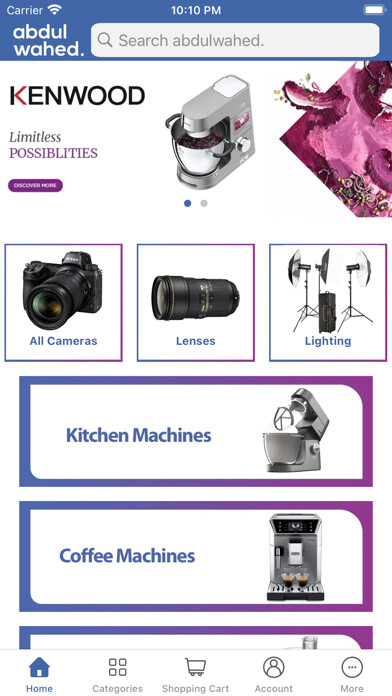 Run android online APK Abdulwahed Shopping App from MyAndroid or emulate Abdulwahed Shopping App using MyAndroid