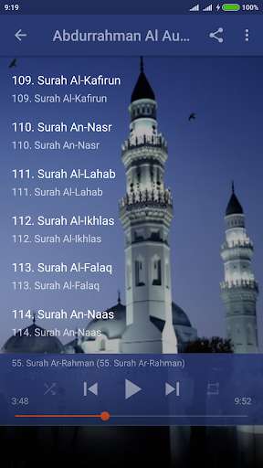 Emulate Android APK Abdurrahman Al Ausy Quran Mp3 Full Offline