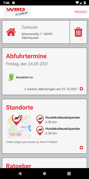 Run android online APK abfallApp Oberhausen from MyAndroid or emulate abfallApp Oberhausen using MyAndroid
