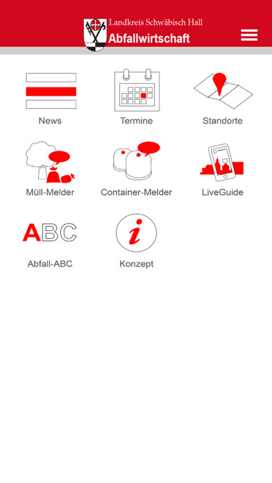 Emulate iPhone app Abfallinfo SHA using MyAndroid Emulate iPhone app Abfallinfo SHA using MyAndroid