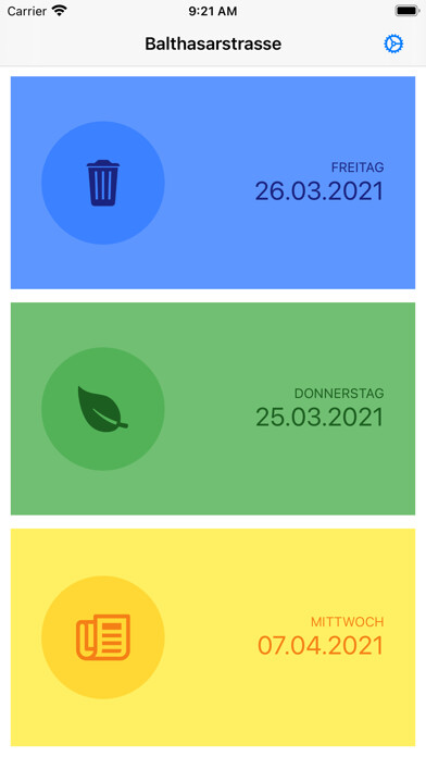 Emulate iPhone app Abfallkalender Bern using MyAndroid Emulate iPhone app Abfallkalender Bern using MyAndroid