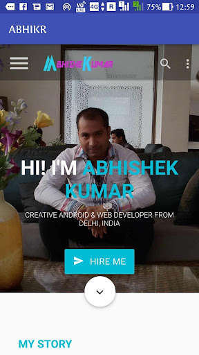 Run android online APK ABHIKR - Personal Portfolio from MyAndroid or emulate ABHIKR - Personal Portfolio using MyAndroid