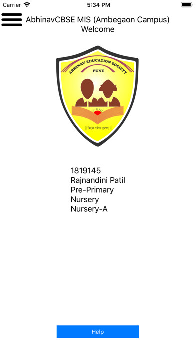 Emulate iPhone app AbhinavCBSEMIS (Ambegaon) using MyAndroid