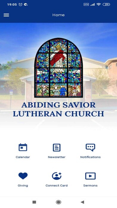 Emulate iPhone app Abiding Savior Church & School using MyAndroid Emulate iPhone app Abiding Savior Church & School using MyAndroid