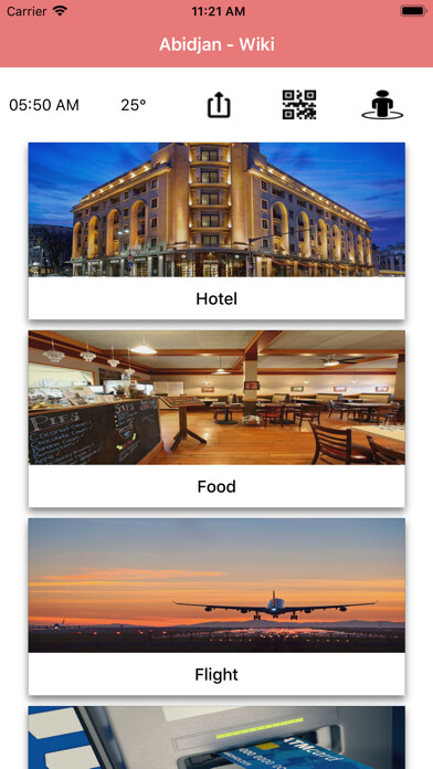Emulate iPhone app Abidjan - Wiki using MyAndroid