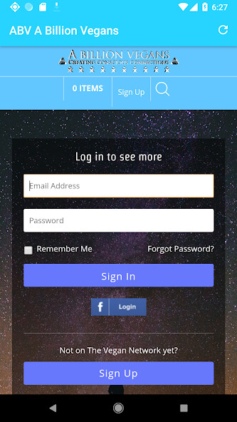 Run android online APK ABillionVegans - AVB APP from MyAndroid or emulate ABillionVegans - AVB APP using MyAndroid Run android online APK ABillionVegans - AVB APP from MyAndroid or emulate ABillionVegans - AVB APP using MyAndroid