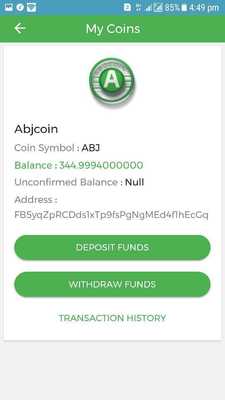 Emulate Android APK Abjcoin Wallet Emulate Android APK Abjcoin Wallet