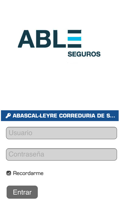 Emulate iPhone app ABLE Seguros using MyAndroid Emulate iPhone app ABLE Seguros using MyAndroid