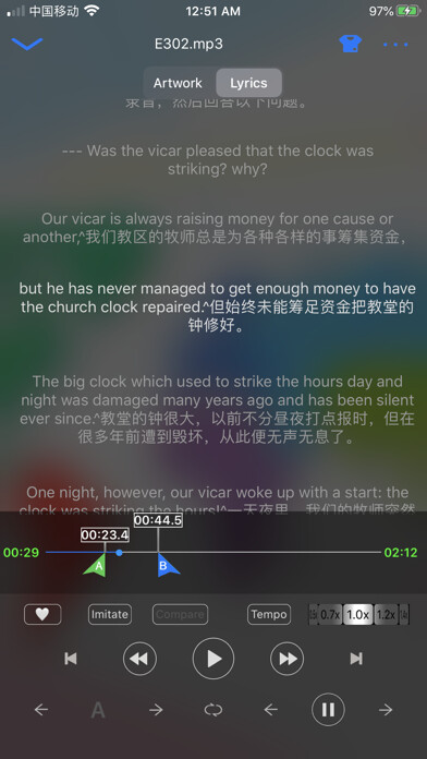 Emulate iPhone app ABLoopPlayer using MyAndroid Emulate iPhone app ABLoopPlayer using MyAndroid