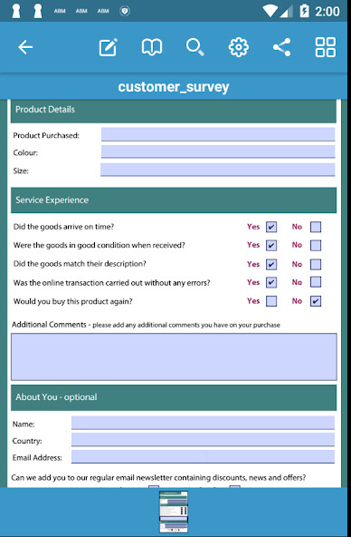 Run android online APK ABM eForms Editor from MyAndroid or emulate ABM eForms Editor using MyAndroid