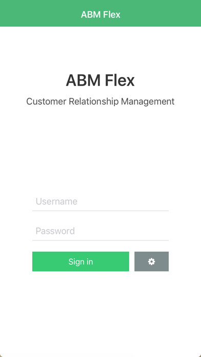 Emulate iPhone app ABM FLEX CRM using MyAndroid Emulate iPhone app ABM FLEX CRM using MyAndroid