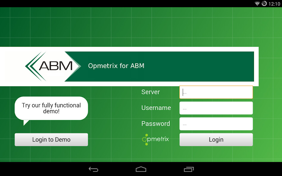 Run android online APK ABM Opmetrix from MyAndroid or emulate ABM Opmetrix using MyAndroid