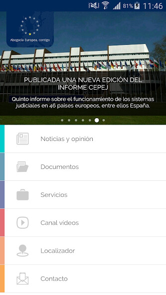Run android online APK Abogacía Europea, Contigo from MyAndroid or emulate Abogacía Europea, Contigo using MyAndroid Run android online APK Abogacía Europea, Contigo from MyAndroid or emulate Abogacía Europea, Contigo using MyAndroid