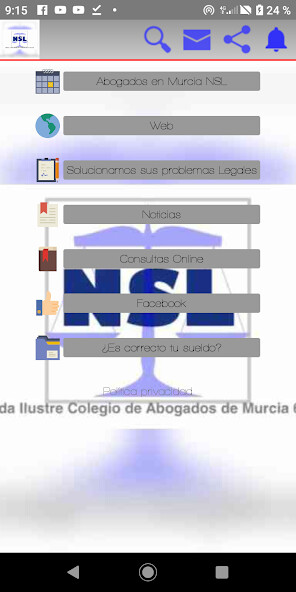 Run android online APK Abogados en Murcia NSL from MyAndroid or emulate Abogados en Murcia NSL using MyAndroid Run android online APK Abogados en Murcia NSL from MyAndroid or emulate Abogados en Murcia NSL using MyAndroid